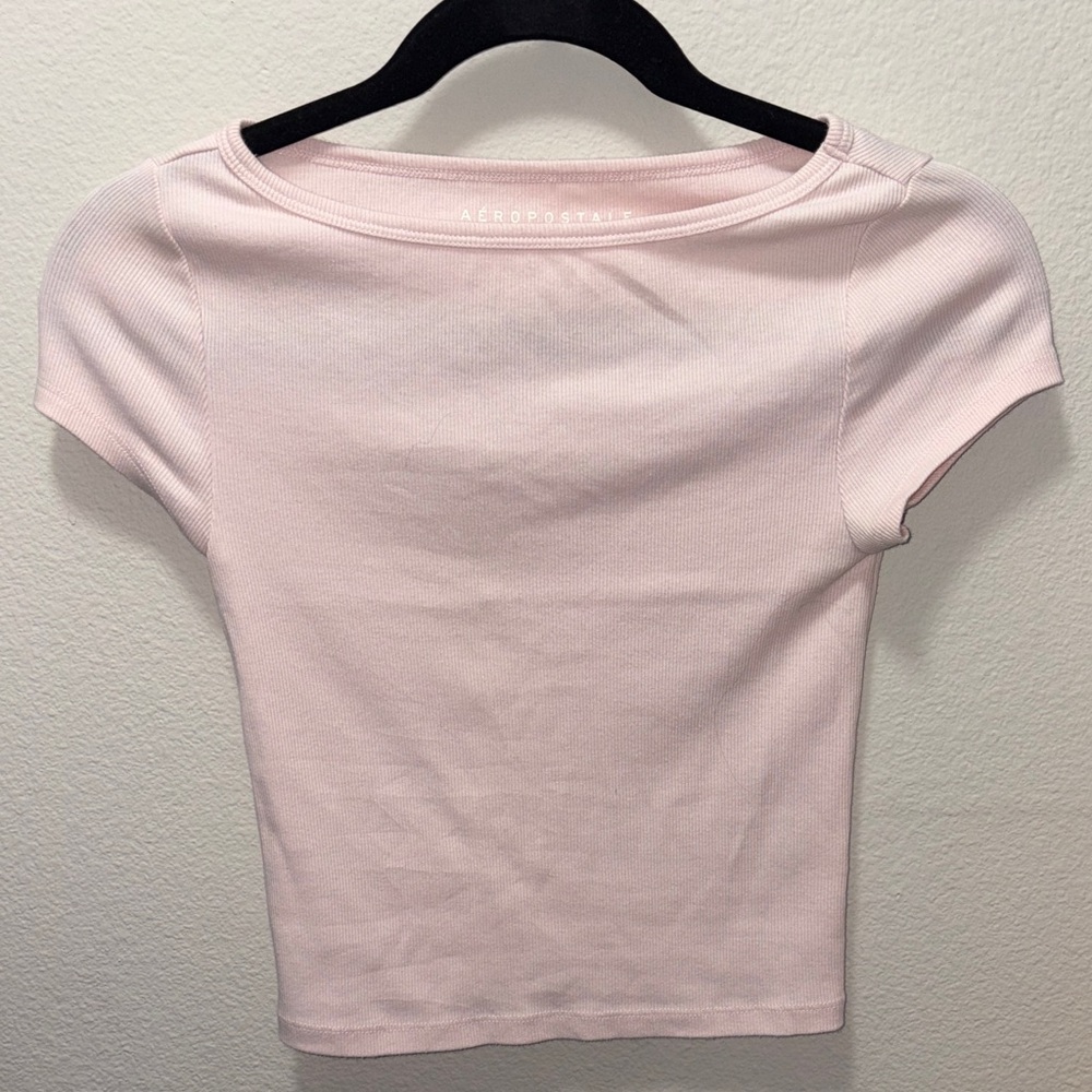 Aeropostale Light Pink Crop Top